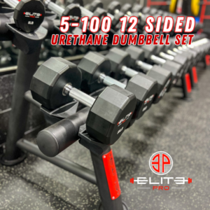 5-100 12 sided Urethane Dumbbell